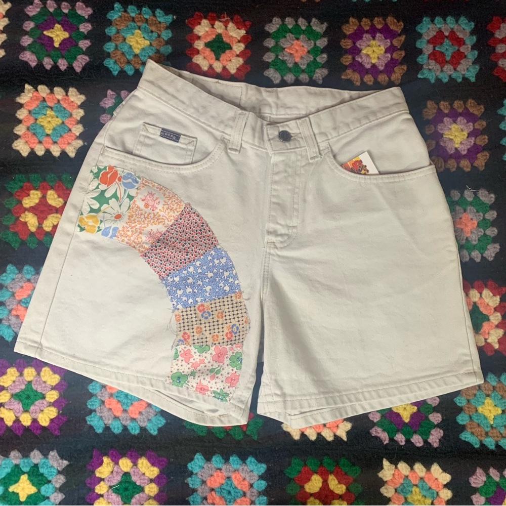 Upcycled Quilt Shorts